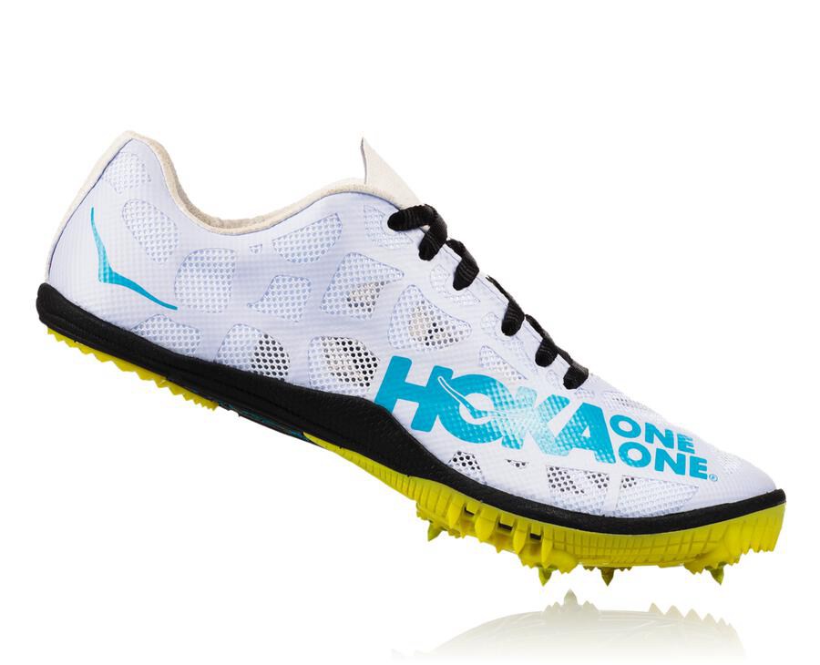 Hoka One One Çivili Koşu Ayakkabısı Kadın Beyaz - Rocket X - BV9361407